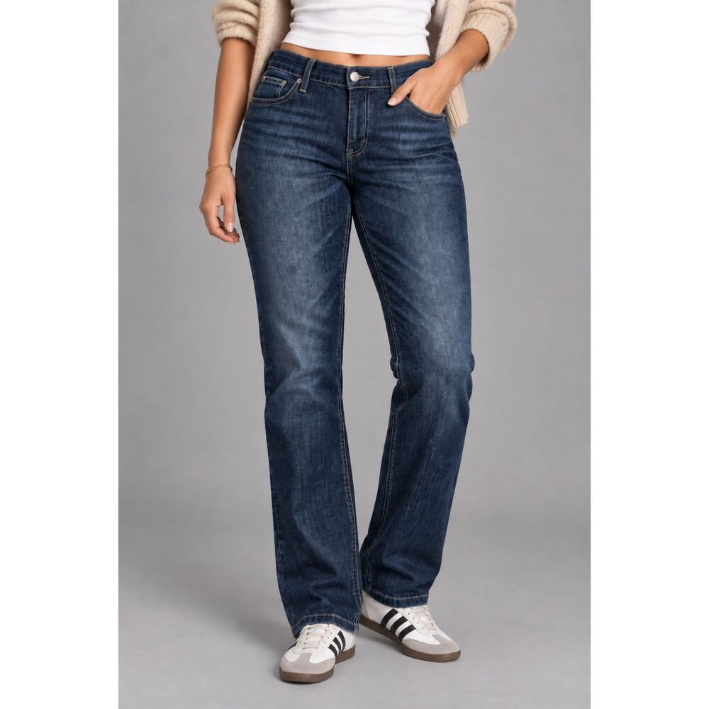 Seven7 Luxe Jeans Women’s 20 Straight Leg Dark Wash Stretch Denim NWT